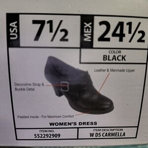 Dr. Scholl's Black Heels Stylish Comfort